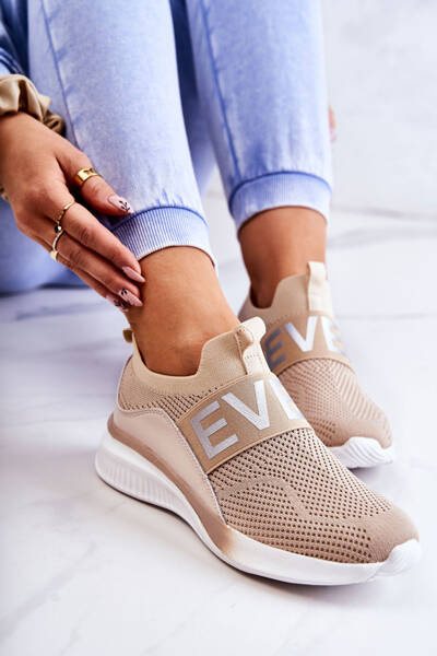 Women's Sport Shoes Slip-on Beige Lorane