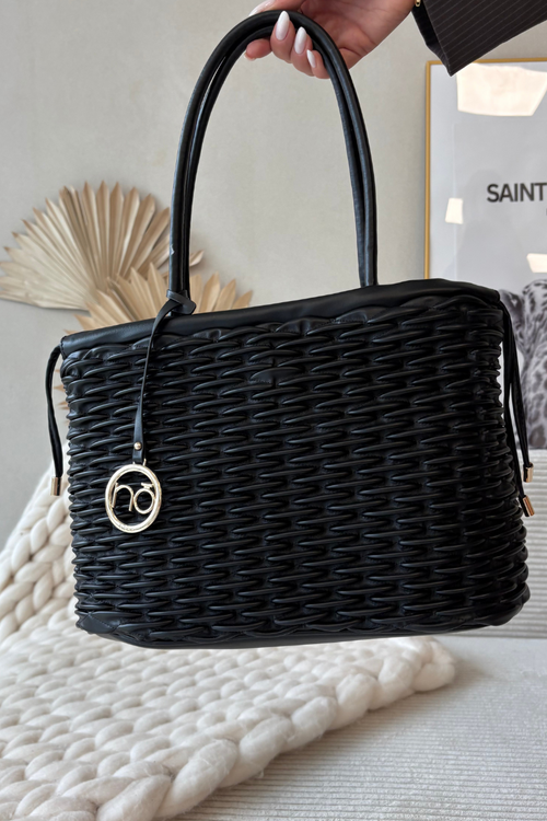 Damska Torebka Shopperka Czarna NOBO BAG5940-020