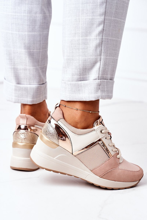 Wedge Sneakers Vinceza 10606 Pink