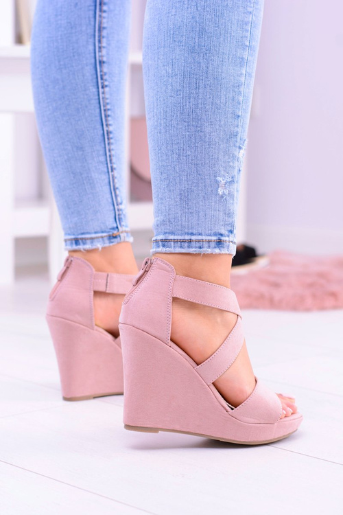 Comfortable Women's Sandals Koturny Mirabet Powder Pink