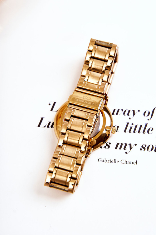 Women's Steel Watch Giorgio & Dario With Cubic Zirconia Gold