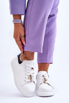 Women's Sports Shoes On A Massive Platform White And Black Chante
