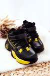 Children's Warm-up Snow Boots Black Herry
