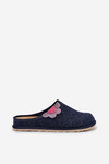 Women's slippers with flower Inblu CS000043 navy blue