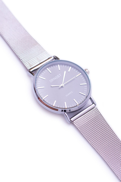 Ernest Women's Silver Watch with Bracelet ElegantTouch