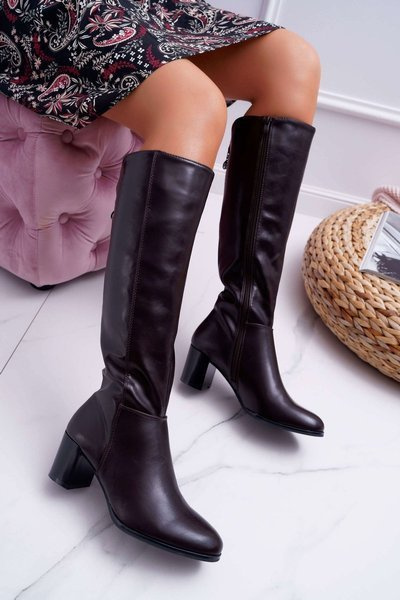 Women's Sergio Leone Boots Brown KZ273