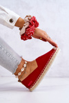 Espadrilles On A Braided Sole Big Star HH274494 Red