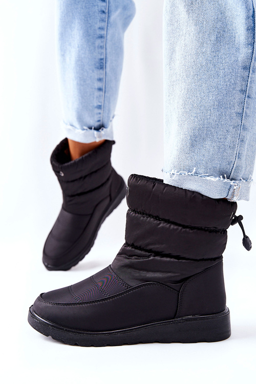 High Boots Slip-on Snowboots Black Cathy