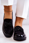 Elegant Patent Loafers Black S.Barski HY51-318 Belize