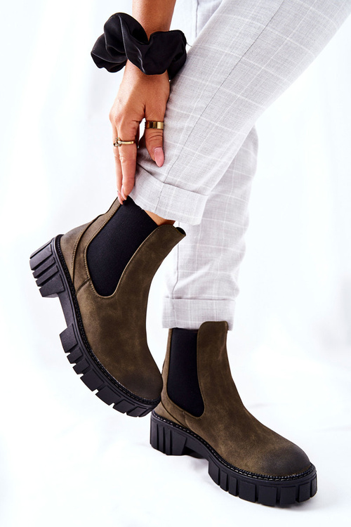 Warm-up Worker Boots Sergio Leone TR761 Green