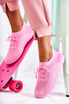 Sportowe Buty Damskie Wsuwane Różowe Sequro