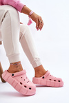 Women's Foam Platform Crocs Pink Beckett