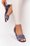 Leather Sandals Maciejka 04614-43 Navy Blue