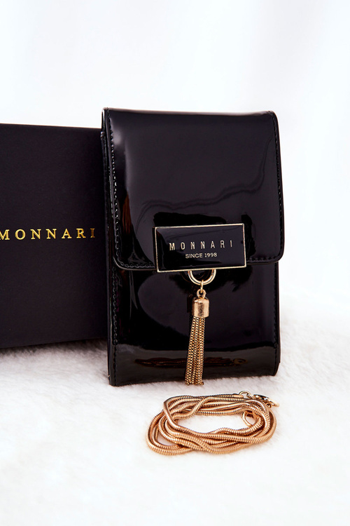 Torebka Damska Monnari Lakierowana BAG5130-M20 Czarna
