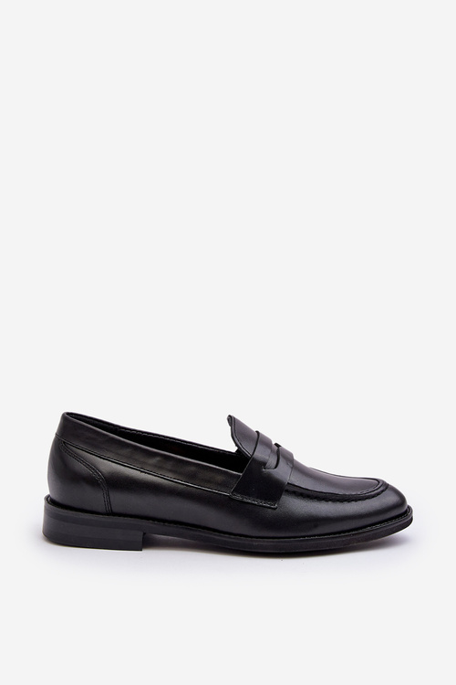 Men's Leather Loafers Zazoo 1570/1 Black