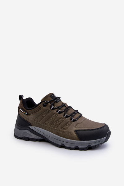 Buty Trekkingowe Sportowe Męskie Khaki McBraun 24MN38-6926