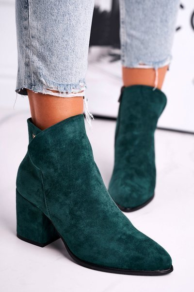 Women's Boots On Heel Green So Good