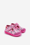 Slippers Milami Children's Elastic With Velcro In Panda Pink Ambette