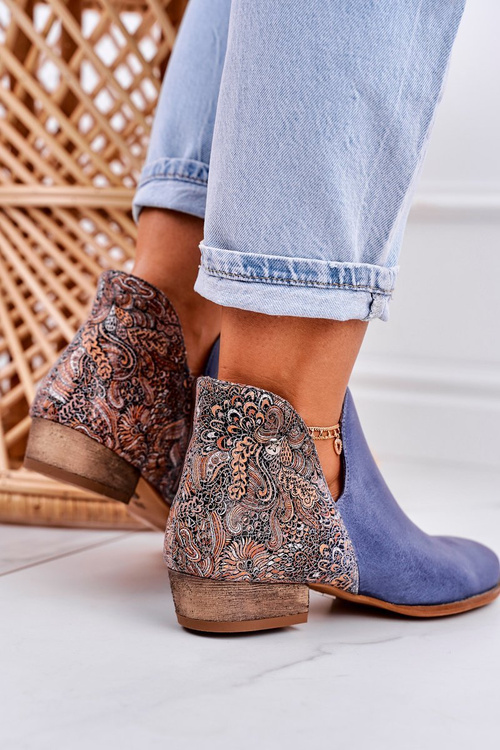 Women's Leather Boots Maciejka Pomegranate 04091-27