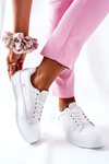 Women's Sneakers On Platform White Honey