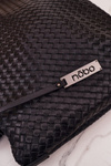 Damska Pleciona Torebka Shopper NOBO NBAG-K1320 Czarna