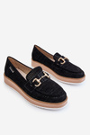 Women's Loafers On The Platform Black Danny