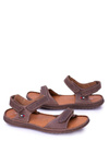 Leather Brown Men's Hilfig Velcro Sandals