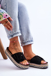 Women's Sandals On A Decorated Platform Black Joyce
