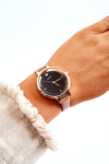 Women's Watch On A Thin Strap Ernest Dark beige