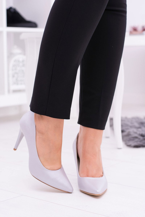 Sergio Leone Pearl Stiletto pumps Grey Feliciana