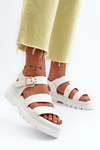Women's Sandals on Chunky Sole White Nicarda