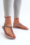 Women's Glittery Flip-Flop Sandals 26914 Ipanema Class Brilha Fem Gold