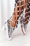 Women's Logged Sneakers Black-White Day Off