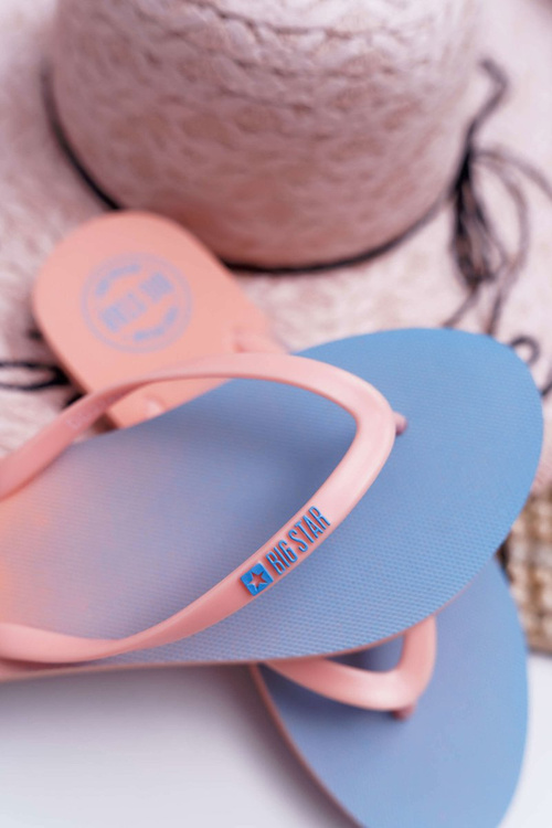 Women's Flip Flops Big Star Salmon DD274A241