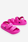Foam Slide Sandals Fuchsia Lirell