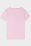 Women's T-Shirt With Print 4F Pink 4FWMM00TTSHF1846-56S