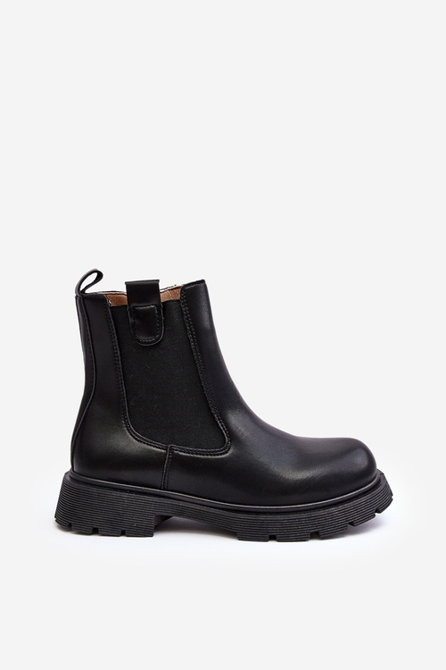 Women's black zip-up ankle boots Ramhel