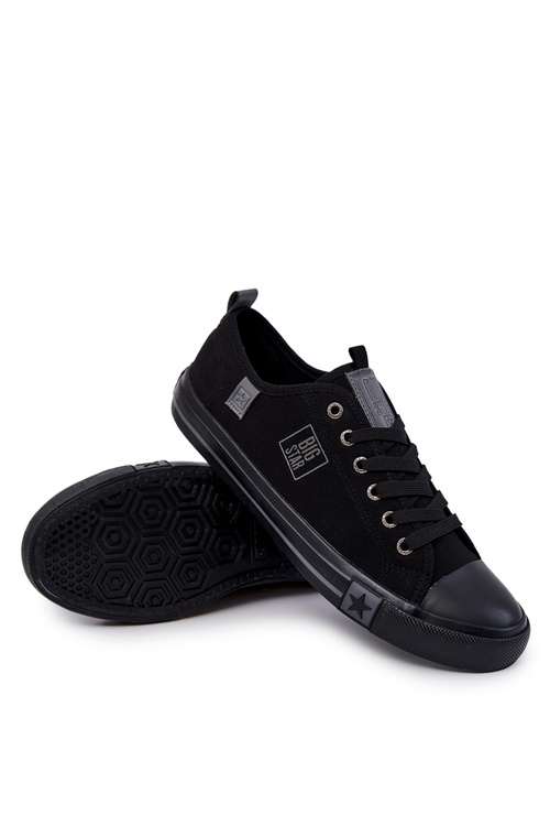 Trampki Męskie Niskie Czarne Big Star JJ174139
