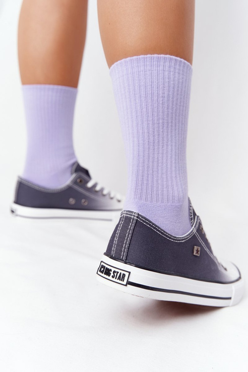 Trampki Wiązane Ombre BIG STAR Czarne HH274128