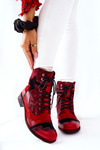 Women’s Boots Maciejka Warm Leather Red 04625-08