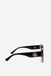 Women's Classic Sunglasses with Decorative Details UV400 Black