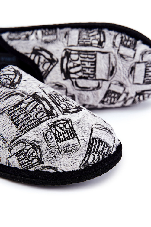 Men's Home Slippers Panto Fino KK167001 Grey