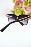 Women's Sunglasses Gold Prius PR-V43 Black Gradient