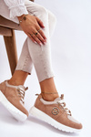 Women's Platform Sports Shoes Beige Aisha