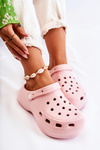 Women's Foam Slippers Crocs Pink Coline