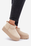 Women's Platform Snow Boots Light Beige Ninala