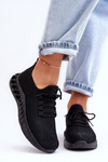 Women's Slip-On Fabric Sneakers Black Venett