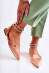 Women's Sandals With Spitz Toe Pink Amisha