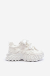 Women's sneakers on chunky sole white Ellerai