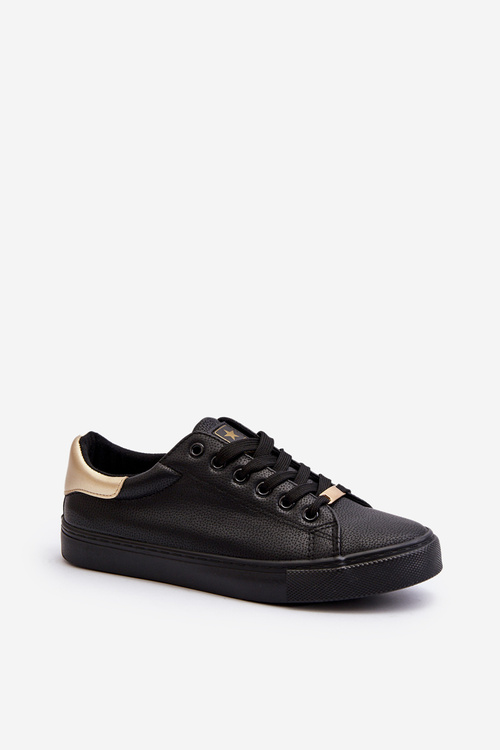 Women's Sneakers Eco Leather Black Tiraelle